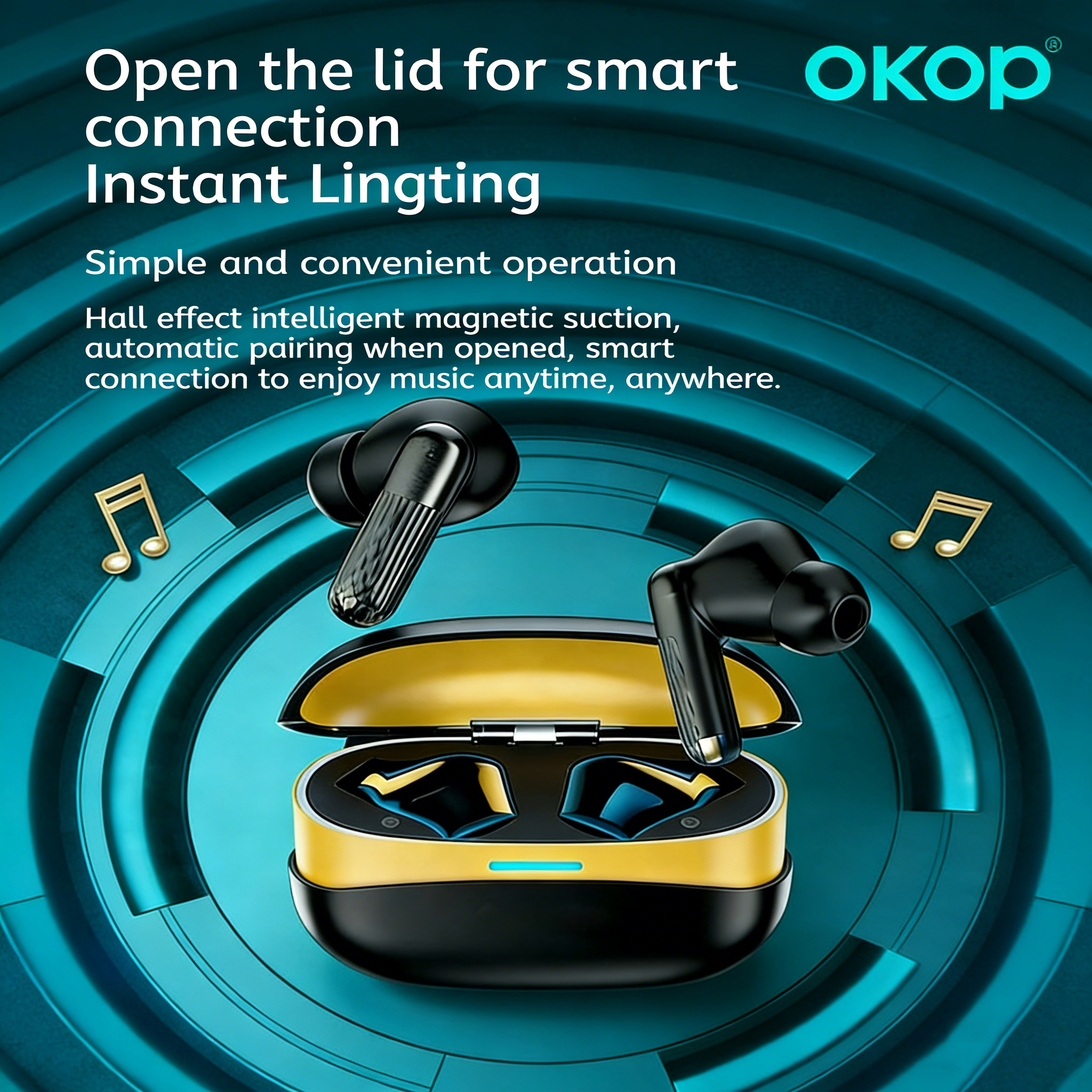 KP-220 Best-selling Wireless Bluetooth Earbuds In-Ear High-Quality Audio Low Latency For Gaming Music Factory Direct In Stock photo 5