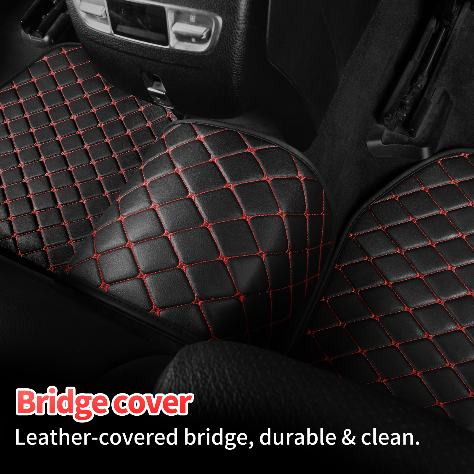 Light Luxury Nordic Minimalist Iamond Stitching Full Set Car Floor Mats, All Season Wear-Resistant Waterproof Anti-Slip Universal Auto Foot Liners For Most Sedans SUV Trucks photo 6