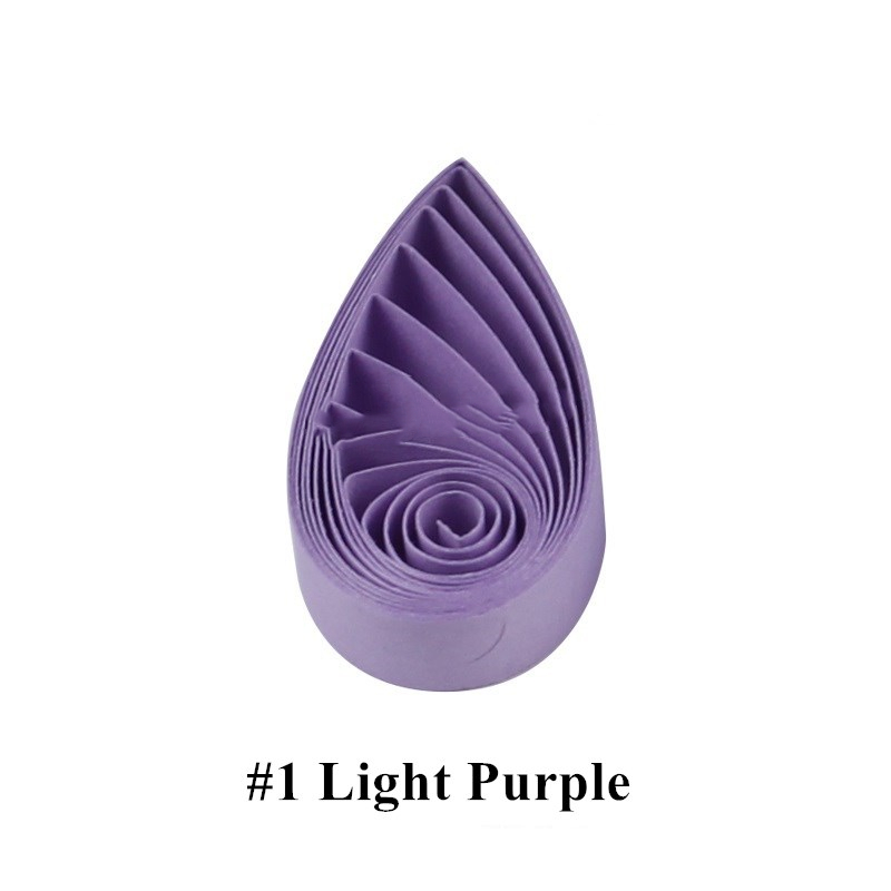 Quilled Paper Monochrome Rolled  Origami Strip Art Pure Color photo 2