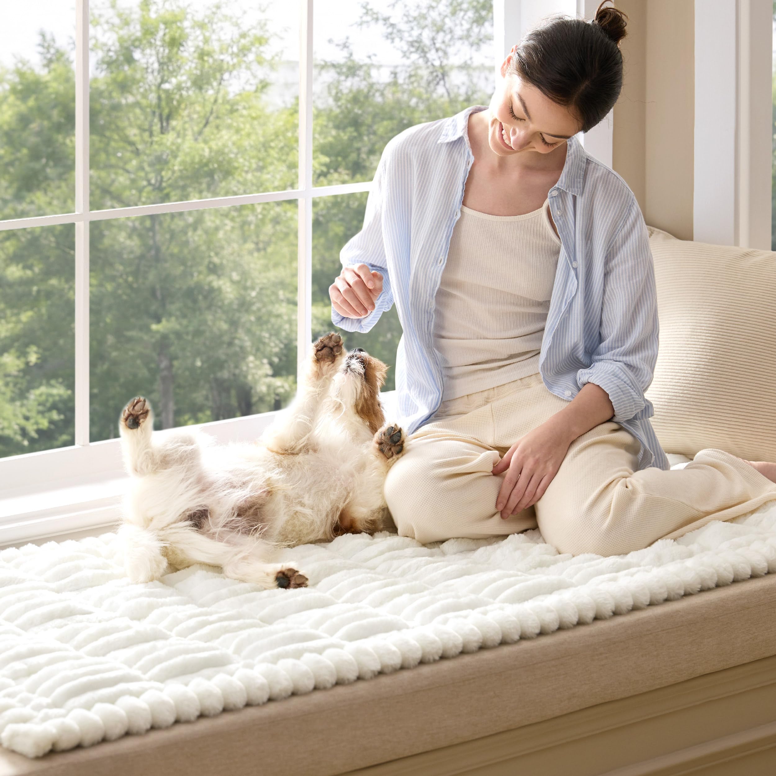 Couch Covers For Dogs, Non-Slip Sofa Covers For Pets Thick Quilted Padding, Ultra-Soft Corduroy Flannel, Machine Washable photo 8