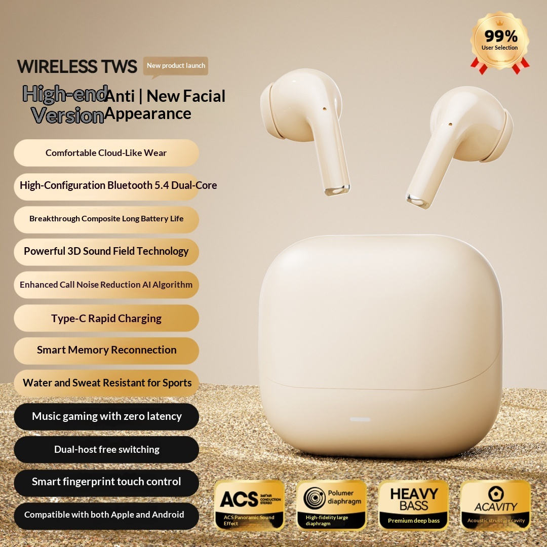 Cross Border Explosion M127 Long Range Hanging Earphone Private Model High Color Value Low Latency Wireless Bluetooth Headphones Wholesale photo 7