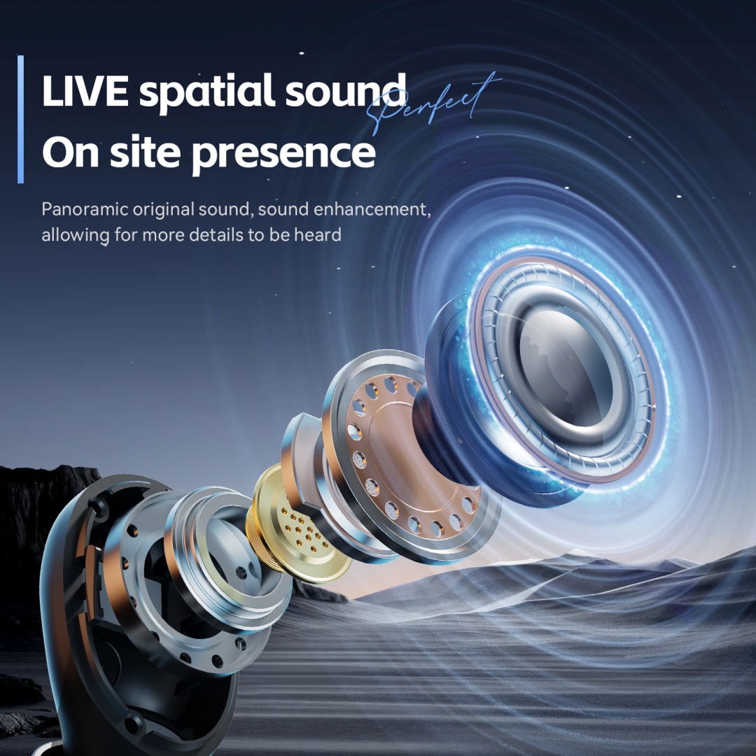 Cross Border Explosion M127 Long Range Hanging Earphone Private Model High Color Value Low Latency Wireless Bluetooth Headphones Wholesale photo 3