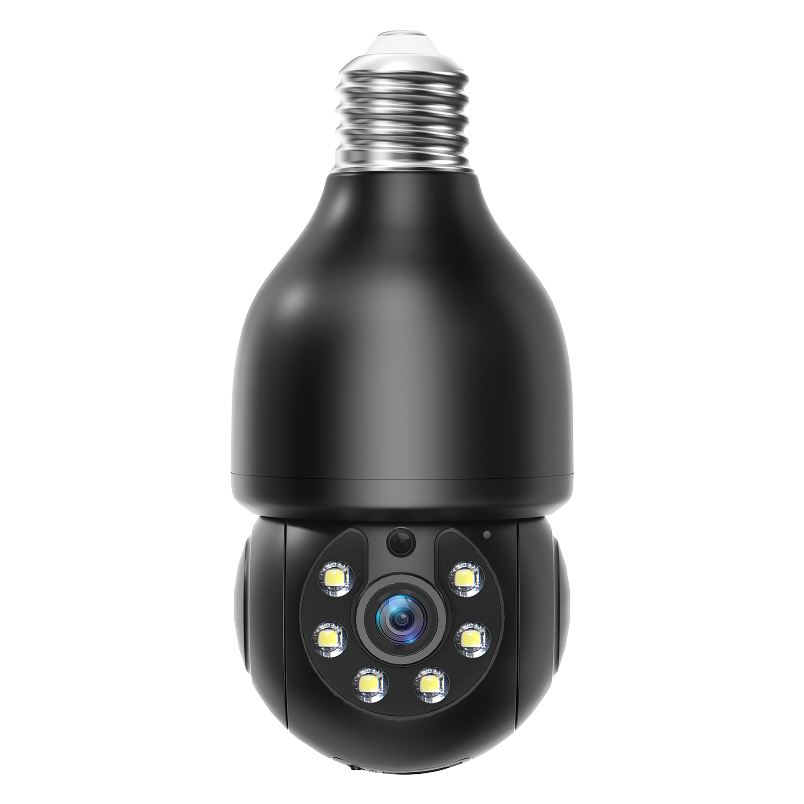 3MP Ptz E27 Socket Bulb Camera 360 Degree Cmos Sensor Network Camera Cctv Security Light Bulb Camera photo 1
