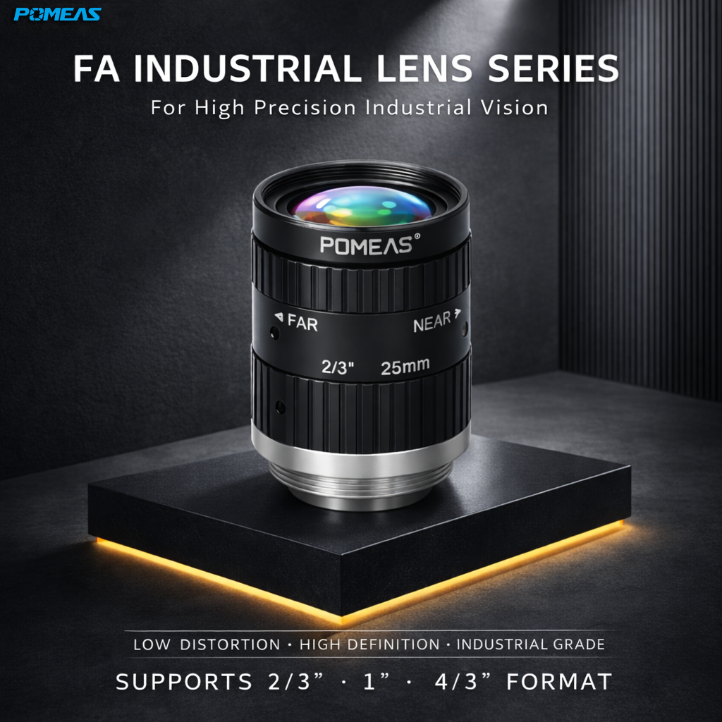 LFEHH-2528M 25mm F2.8 10MP Fixed Focal Length Machine Vision Lens For 2     3 Inch Industrial Cameras photo 1