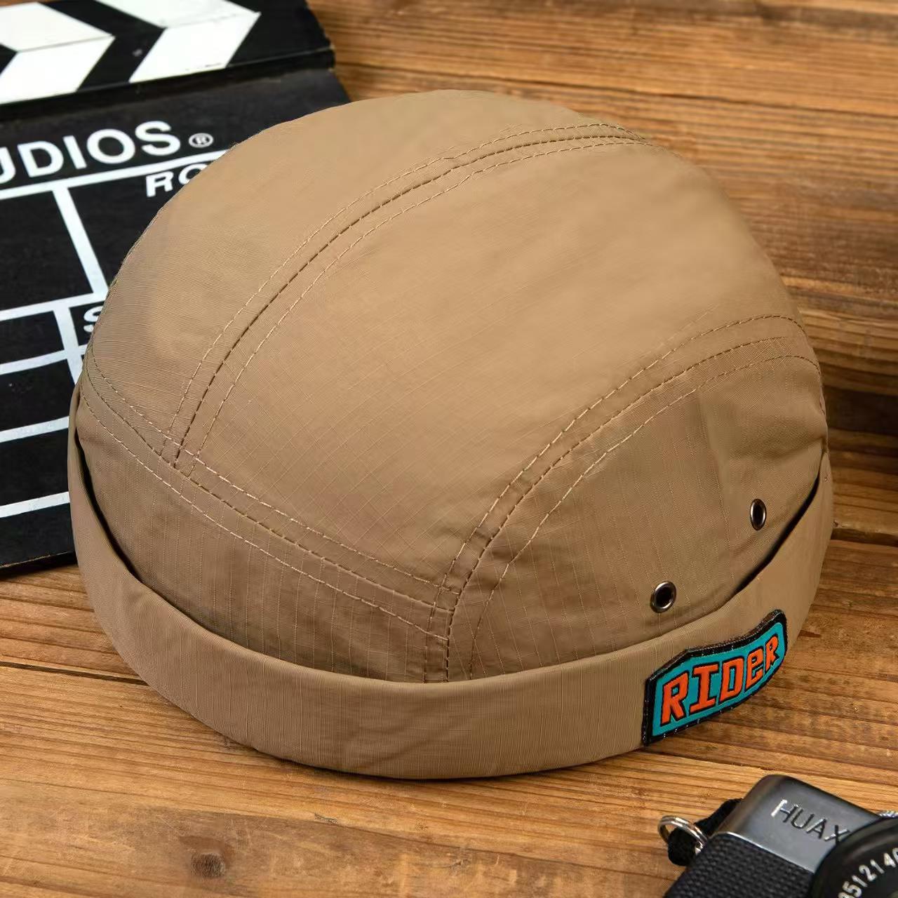 Japanese-style Thin-brimmed Straw Hat With Patch Lettering, Breathable Mesh, Casual And Versatile Hip-hop Felt Hat photo 6