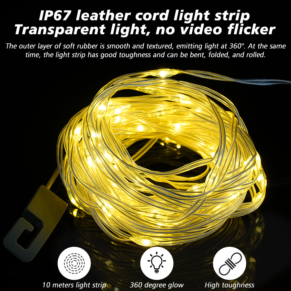8m Outdoor Waterproof Portable Stowable String Light Camping String Lights AU photo 3