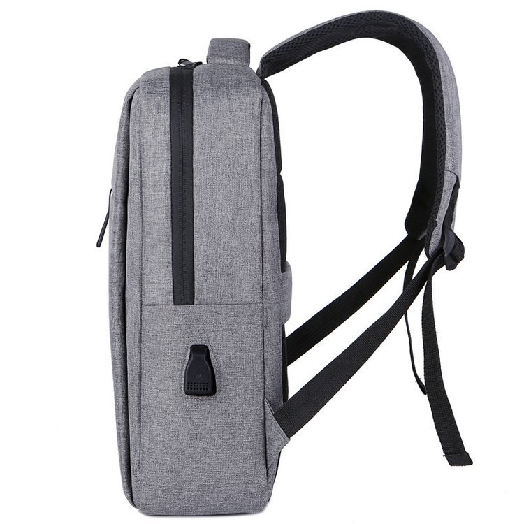 New Men's Backpack With Large Capacity, Multifunctional Backpack, Business Computer Bag, USB Charging Backpack - Gray photo 5