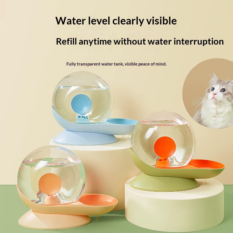 Snail Pet Water Dispenser Cat Water Dispenser Smart Wireless Unplugged Automatic Circulation Filter Dog Water Feeder photo 4