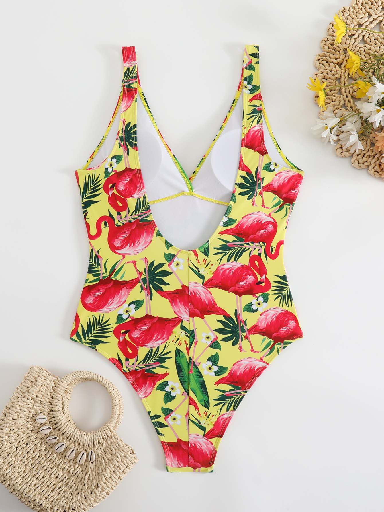 Ladies' Fashionable One-piece Printed Swimsuit photo 4