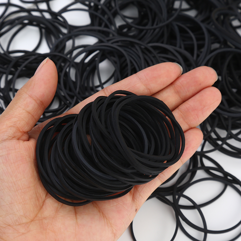 Elastic Rubber Bands Office Supplies Rubberbands BLACK photo 5