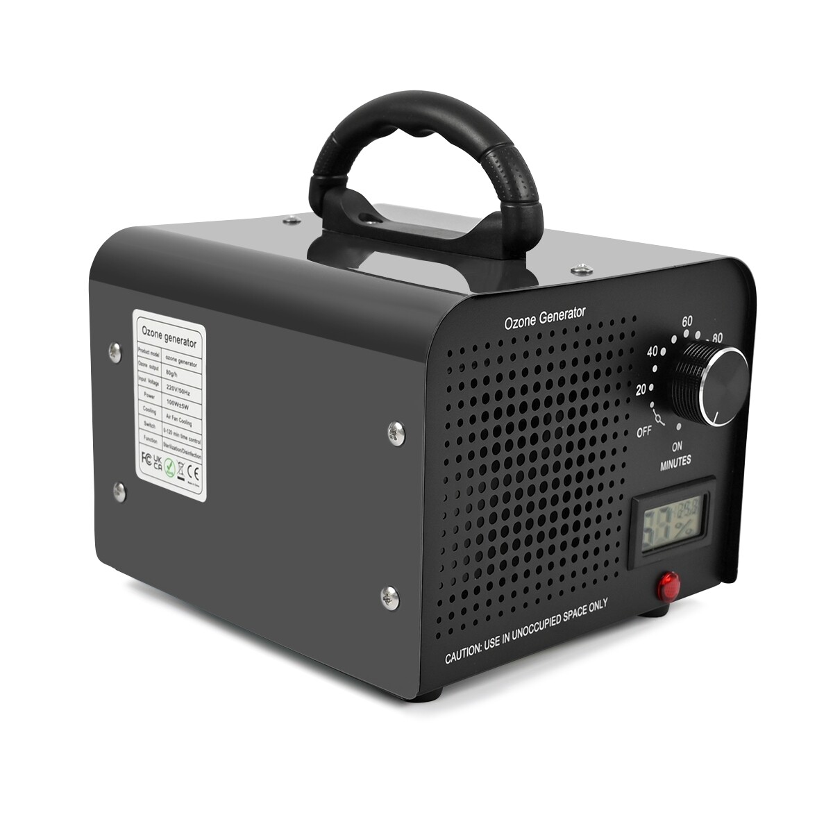 60000mg H Ozone Generator Machine Industrial Air Purifier Ozonator Ozonizer LCD photo 8