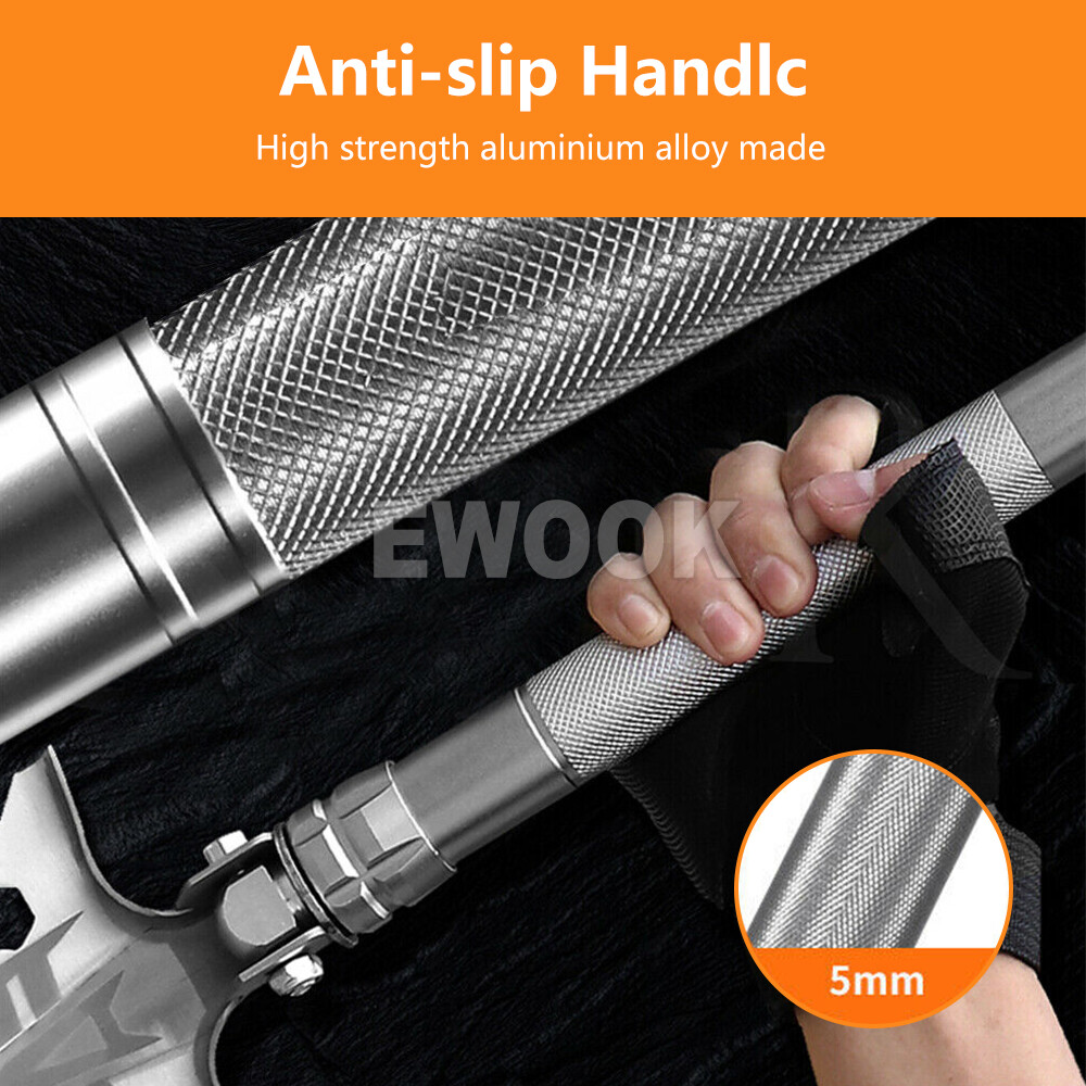 Camping Shovel Folding Outdoor Survival Tools Multifunction Hiking Military photo 5