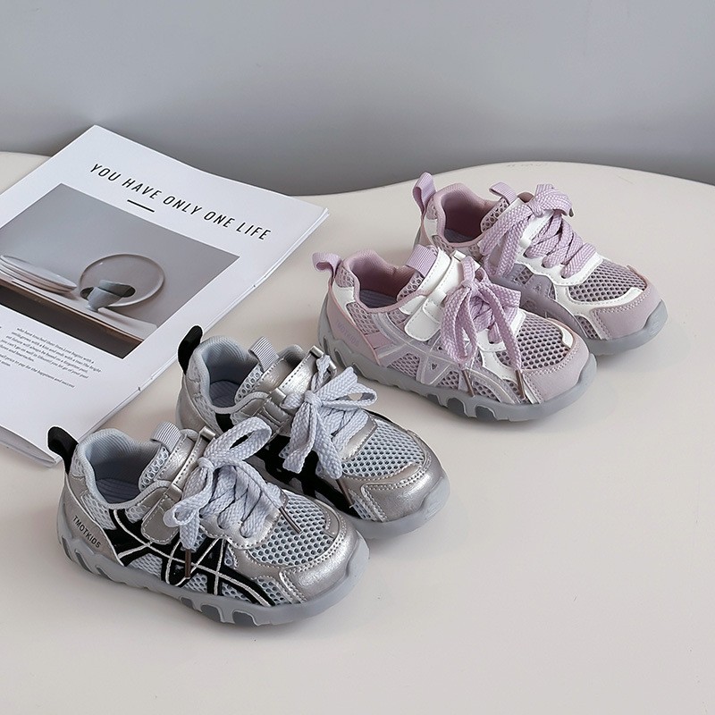 2026 Spring New Girls Skate Sneakers, Kids German Trainers, Soft Sole Versatile Single Mesh Shoes For Big Kids photo 2