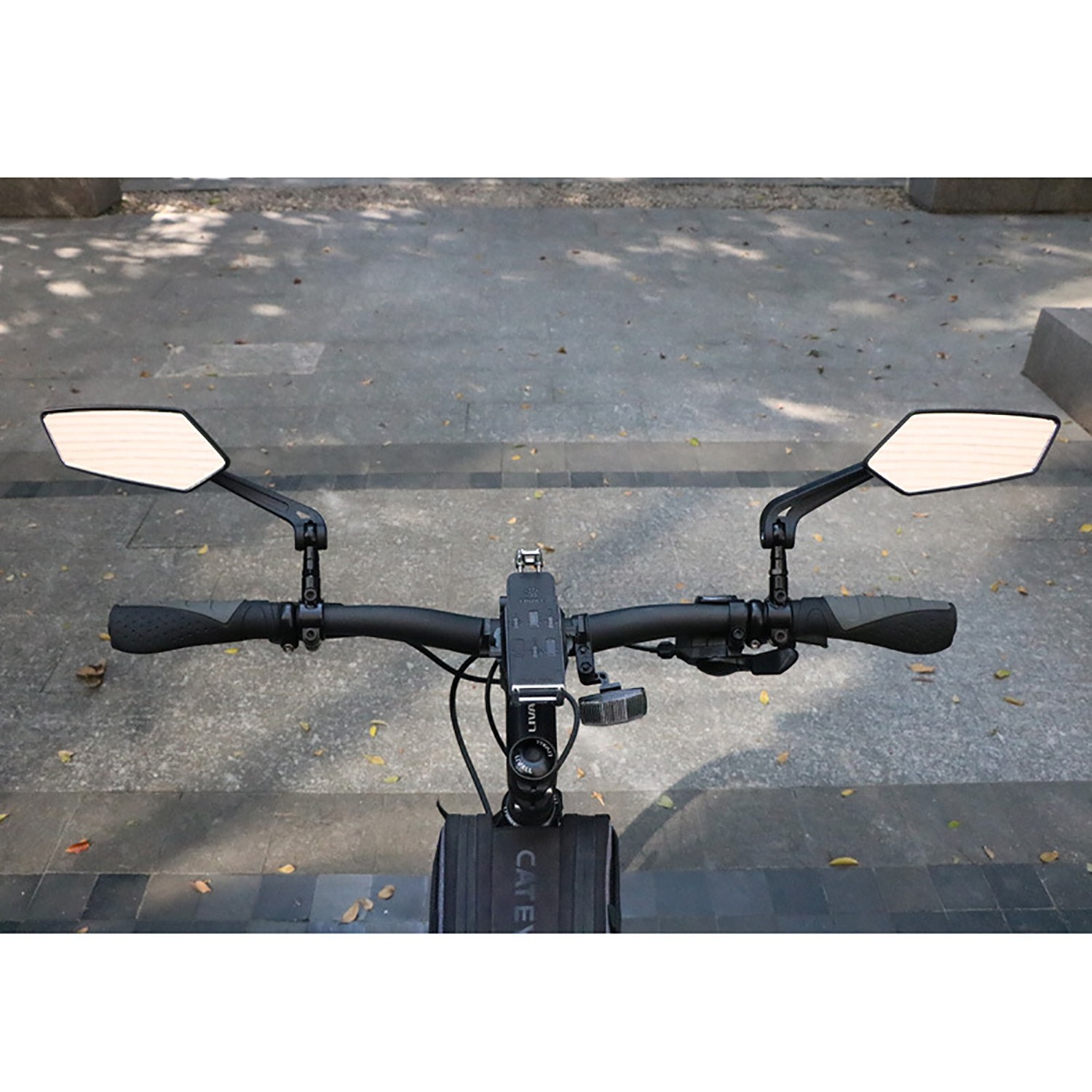 2PCS Cycling Bike Handlebar Mirror 22-25mm For Mountain Road Bike E-Bike Scooter photo 2
