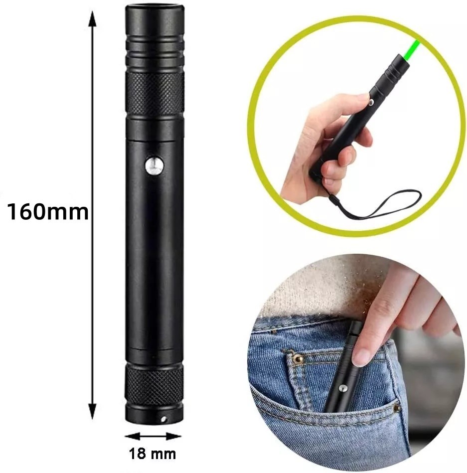 Strong Beam Green Laser Pointer Pen 533nm Lazer Torch Rechargeable photo 4