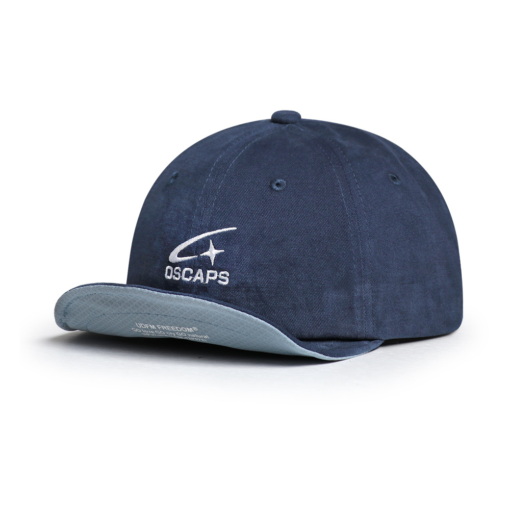 Japanese-style Soft-brimmed Color-matched Letter Baseball Cap With A Soft Top, Casual Fedora Hat, Retro Casual Cap With A Brim photo 7