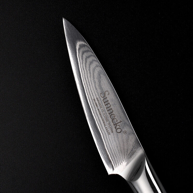 Sunnecko Paring Knife Knives 9 Cm Pointed Tip Fruit Vegetable Kitchen Knife photo 6