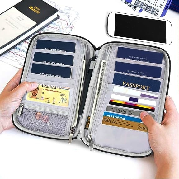 Passport Holder With Multiple Card Slots, Waterproof Travel With Multiple Card Slots, Passport And Document Package photo 5