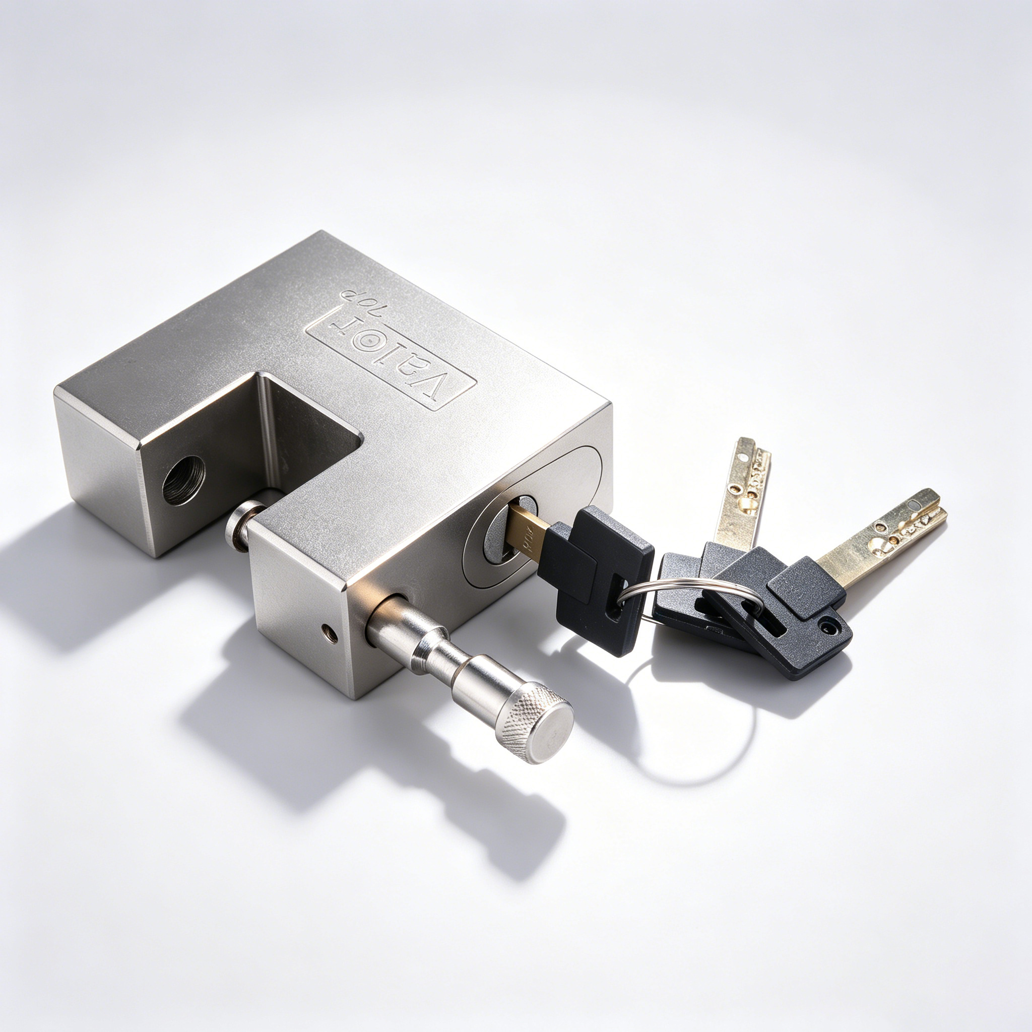 Super Hardened Steel Padlock Heavy Duty Anti Cut For Warehouse Container Trailer Door photo 2
