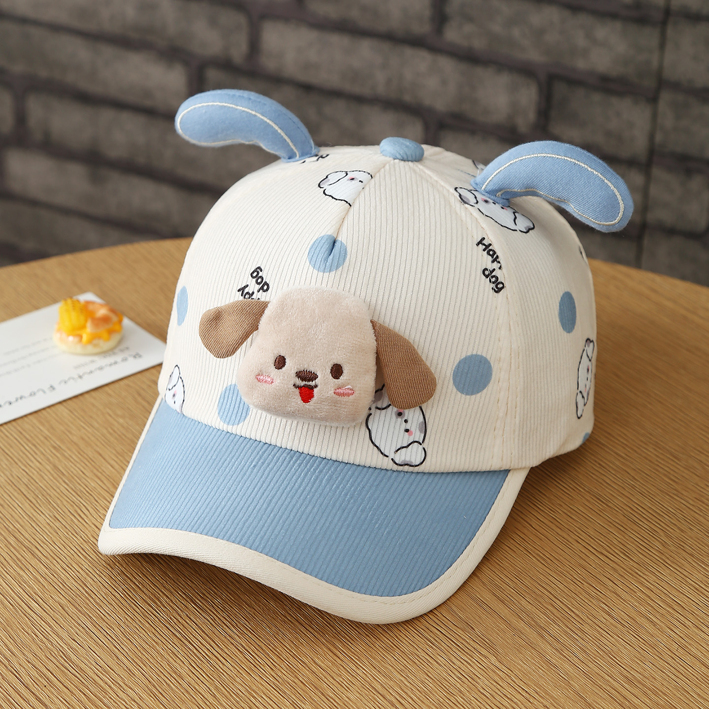 New Cute Three-dimensional Baby Dolls With Cartoon Prints And Ear Shapes. Soft-brimmed Elastic Baseball Caps. Perfect For Outdoor Outings And Playtime. photo 4