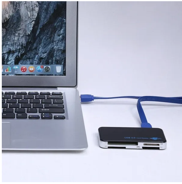 USB 3.0 Memory Card Reader Adapter 5GBPS Fit For CF  TF  SD Micro SD XD M2 MS Card photo 4