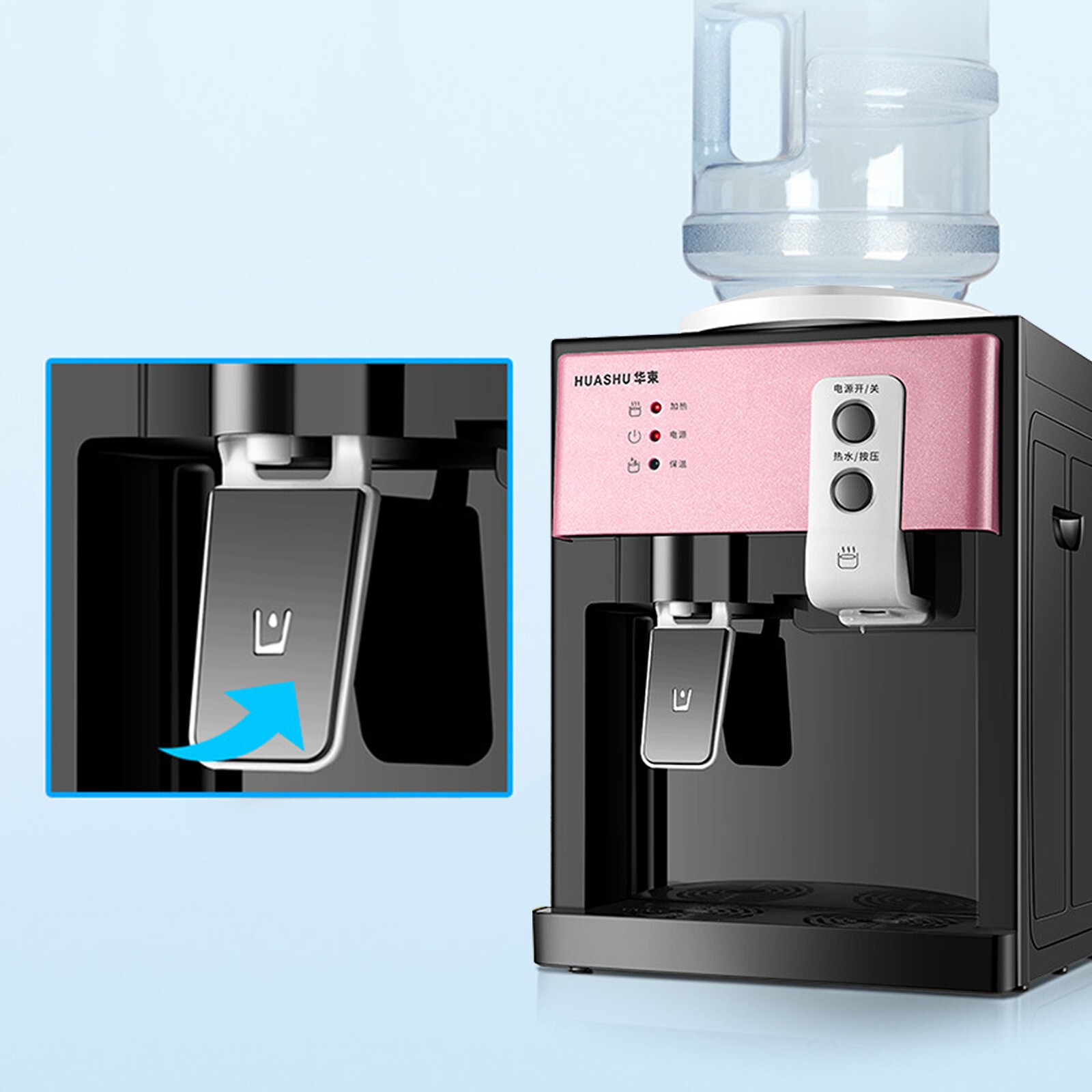 500W Electric Water Dispenser Hot Cold For 5 To 18 L Drinking Fountain Office photo 1