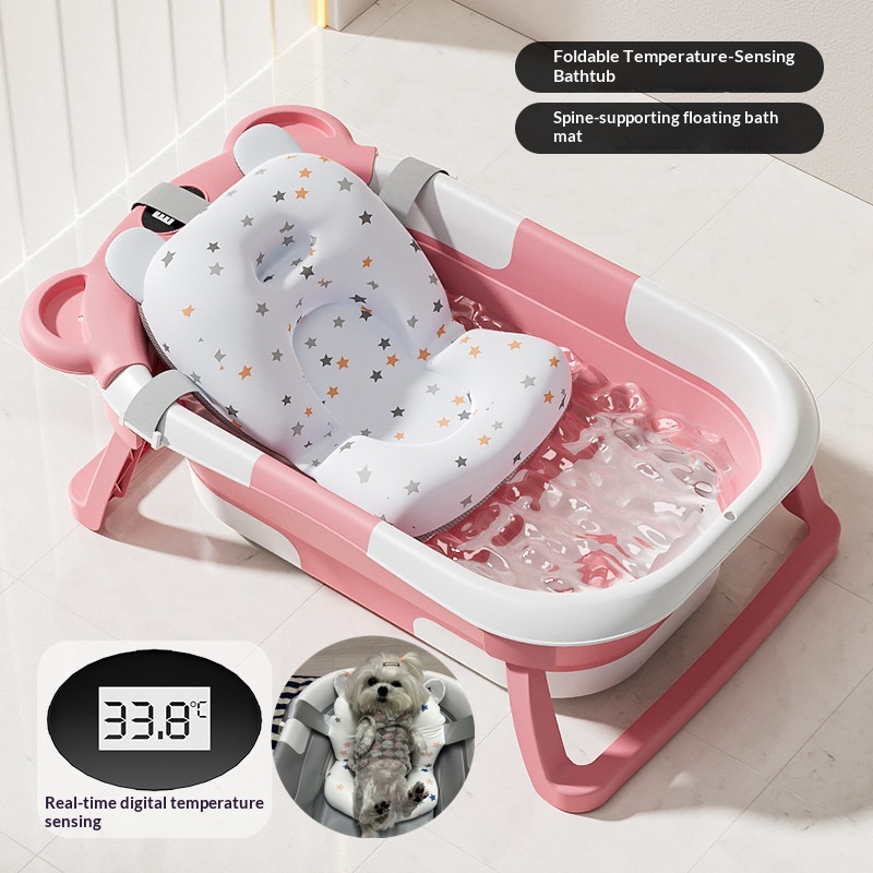 Foldable Pet Bath Tub For Cats & Small Dogs photo 2