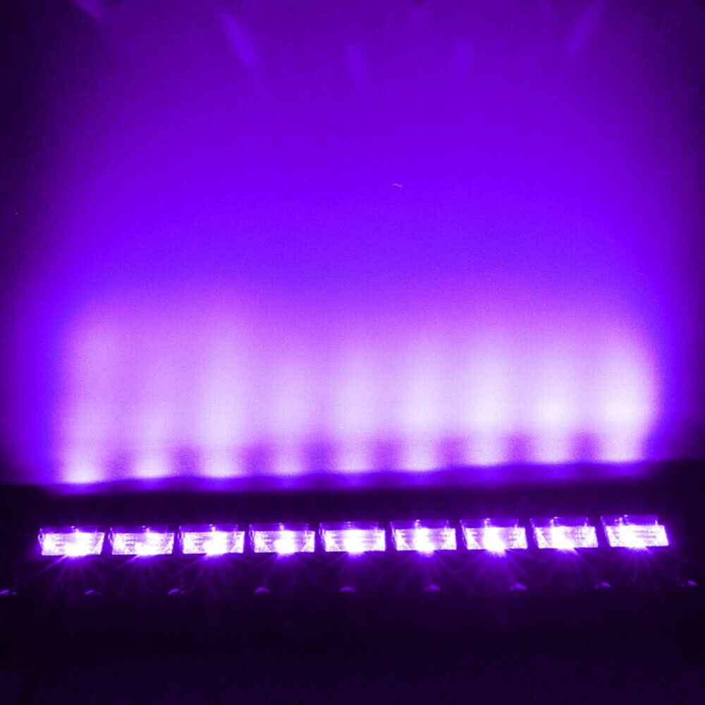36W UV LED Blacklight Strip Plug & Play, Ultraviolet Glow Bar For Party Stage Bedroom Halloween Blacklight Decor UK NEW photo 7