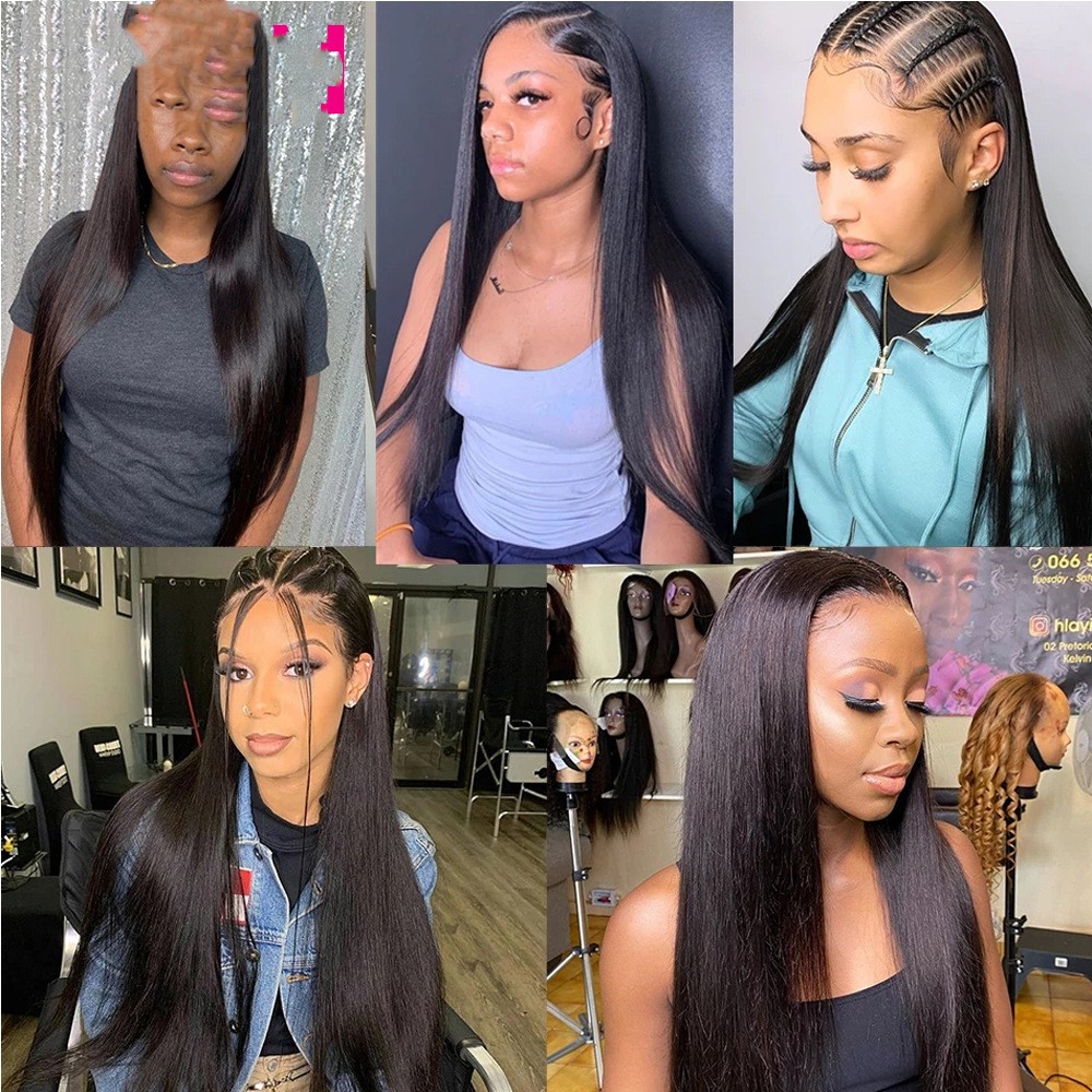 Straight Human Hair Headpiece Wig photo 2