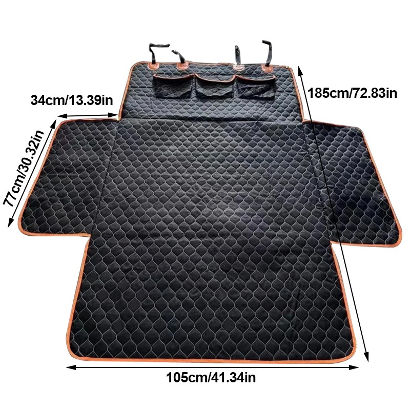 Pet Car Boot Liner Protector For Dogs-Universal Car Boot Cover Waterproof-Black photo 7