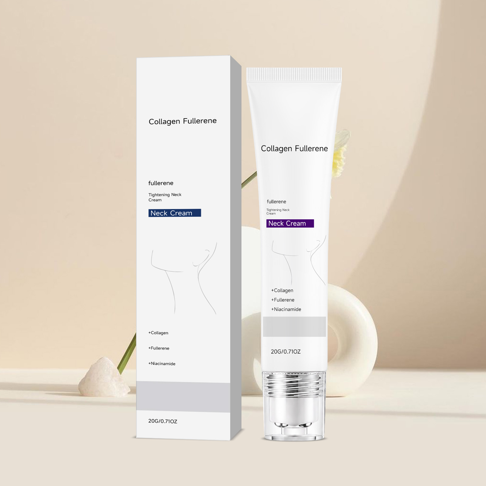 Moisturizing Tightening Neck Cream 20g 1box photo 5