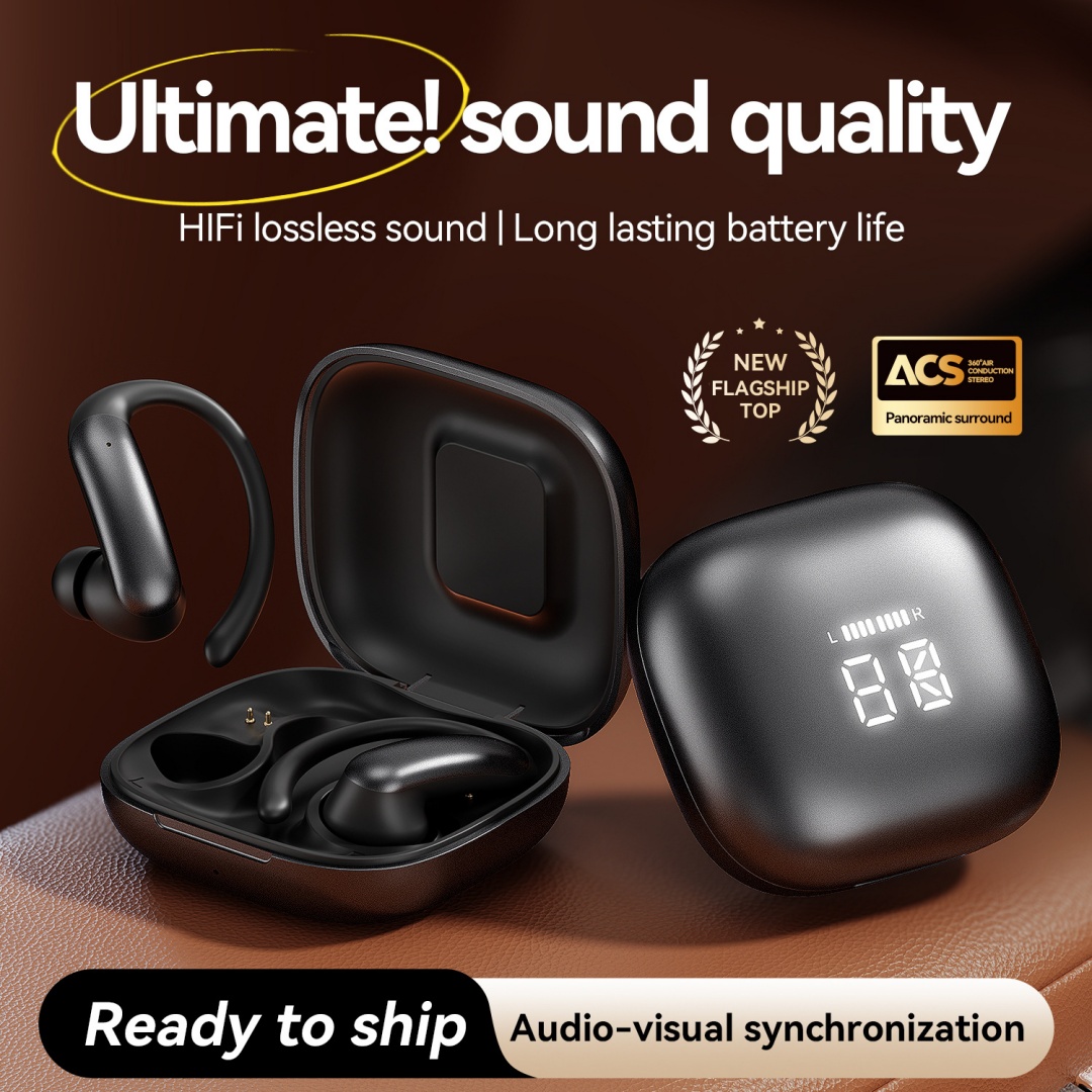 Cross Border Popular M145 Long Endurance Hanging Ear And In Ear Earphones Private Model Low Latency Wireless Bluetooth Earphones Wholesale photo 3