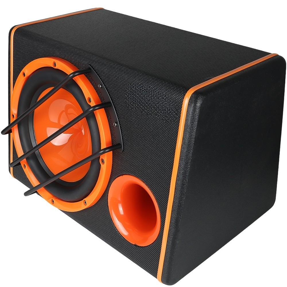 1 000W 10 Inch  Bass Box Car Audio Sub Woofer AMP Active Amplified Speaker Stereo photo 2
