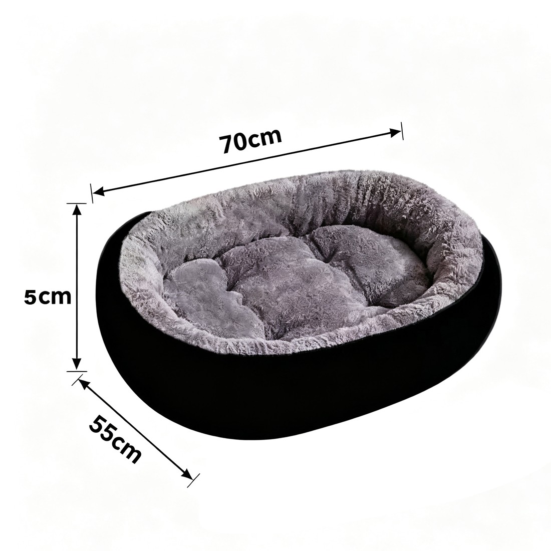 Dog Bed Cat Beds Soft Washable Fleece Puppy Cushion Warm Pet Basket Large Dog photo 8