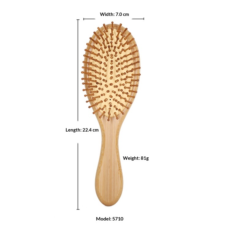 Manufacturer Wholesale Bamboo Air Cushion Comb Scalp Massage Health Care Air Bag Comb Home Daily Use Smooth Hair Straight Hair Large Board Comb photo 6
