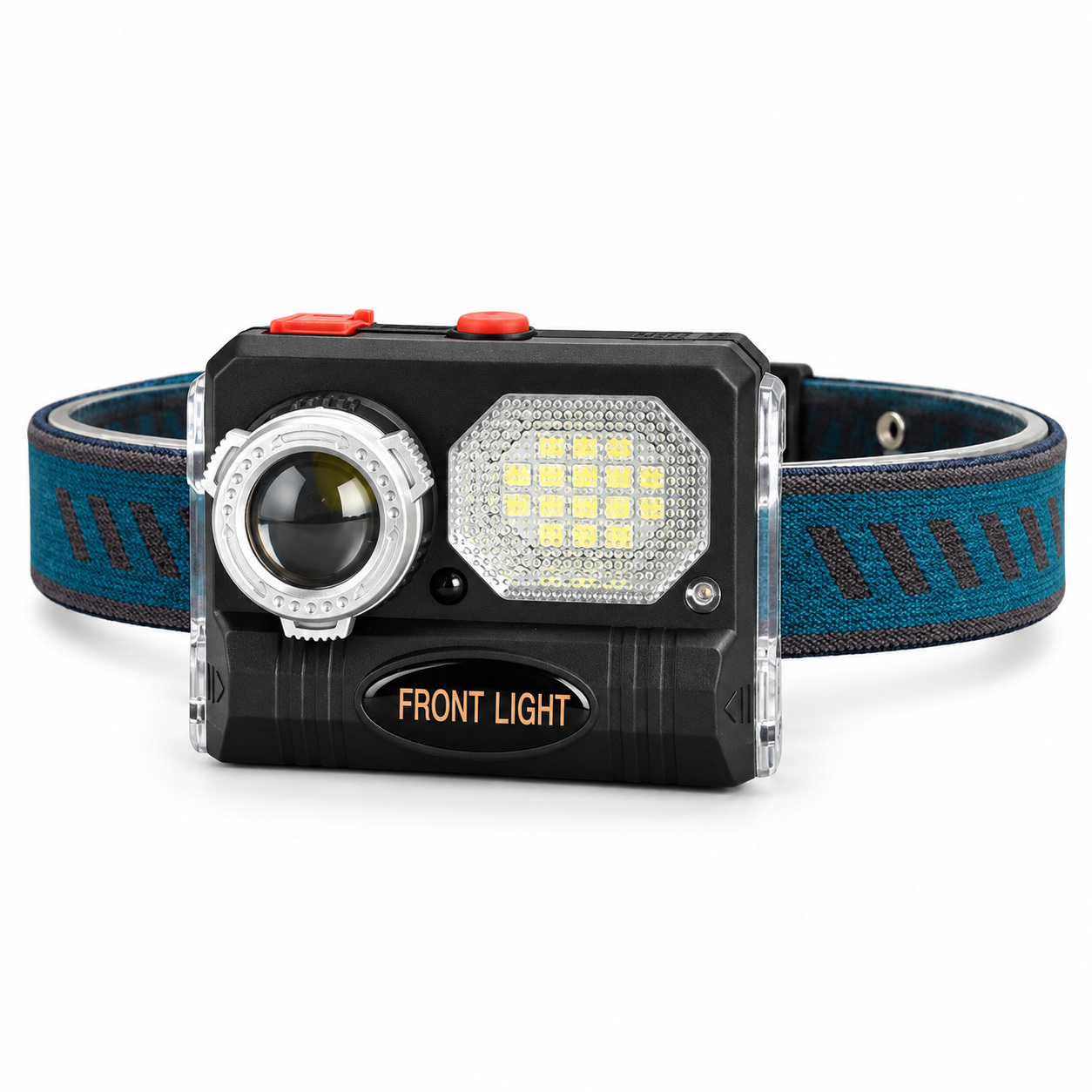 Rechargeable Motion Sensor Zoomable Battery Display LED Work Light 10W Type C W659 1500mAh Headlamp photo 1