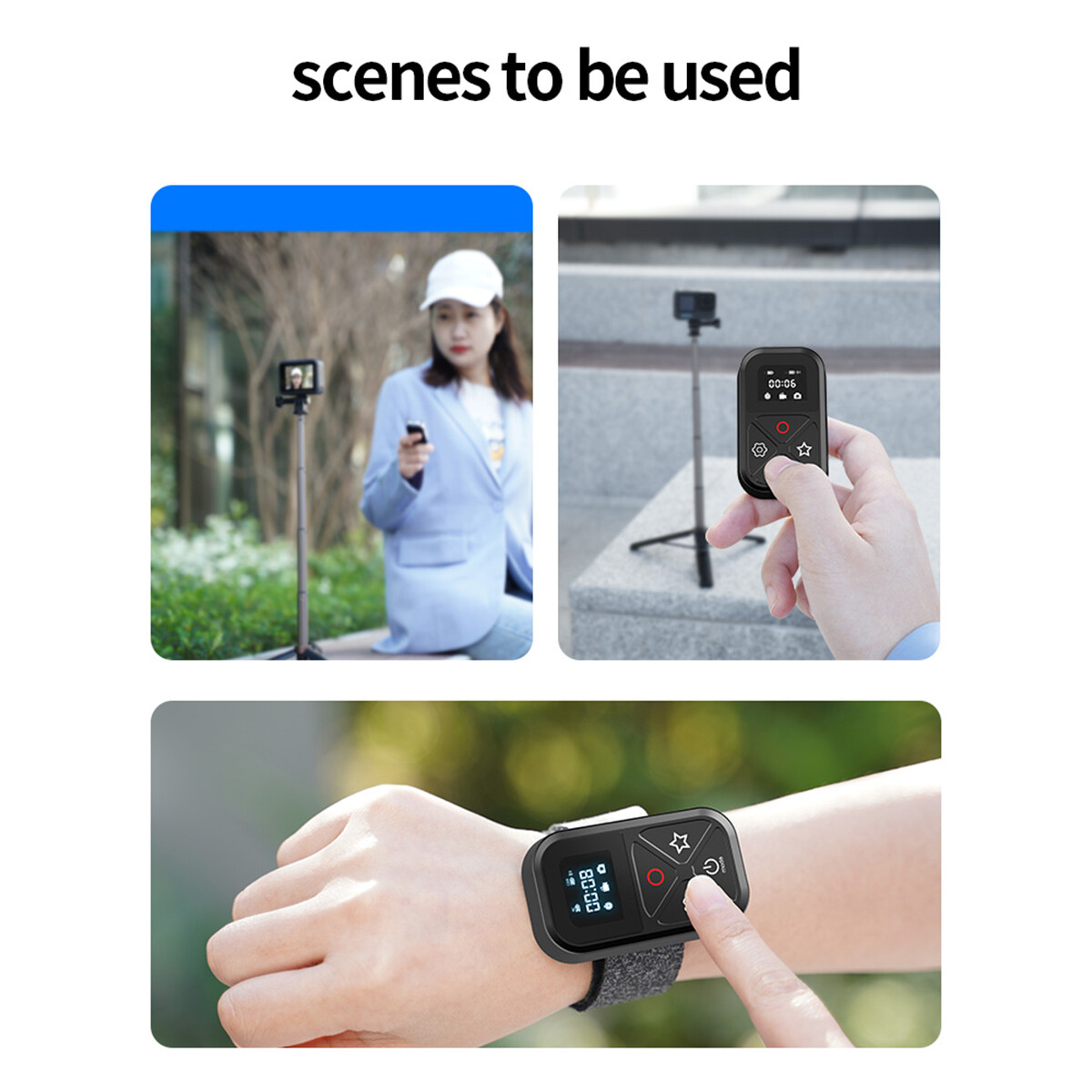 TELESIN Smart Wireless Remote Control Camera Controller For Go Pro Hero 11 10 9 8 photo 8
