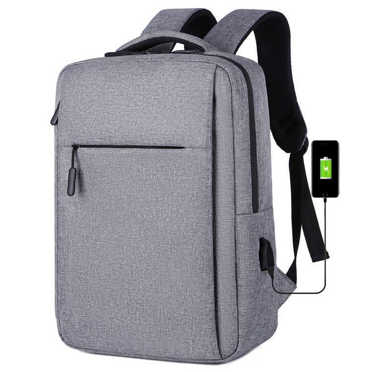 New Men's Backpack With Large Capacity, Multifunctional Backpack, Business Computer Bag, USB Charging Backpack - Gray photo 2