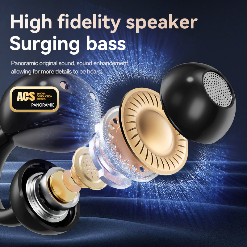 Cross Border Explosion M127 Long Range Hanging Earphone Private Model High Color Value Low Latency Wireless Bluetooth Headphones Wholesale photo 3