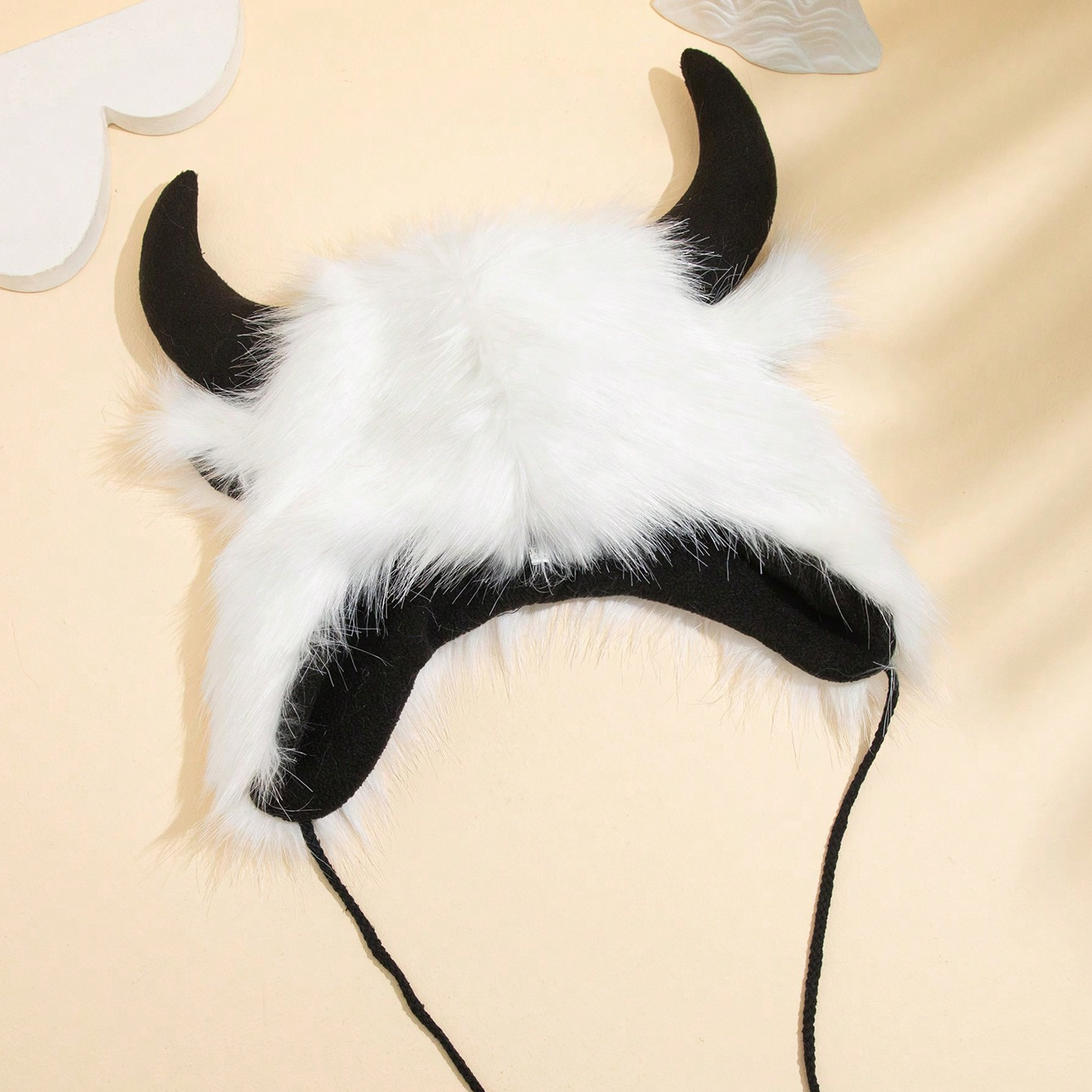 Funny Woolen Mao Yilong Winter And Autumn Warm, Windproof And Cold-proof Style Hat, Halloween Ear Protection Hat photo 3