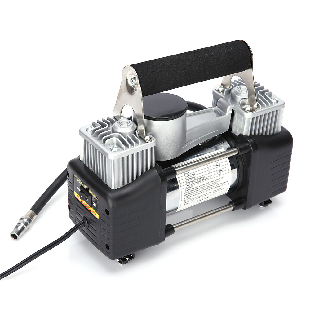HEAVY DUTY 12V Portable Car Air Compressor Auto Tire Pump Tyre Inflator 150 PSI photo 1