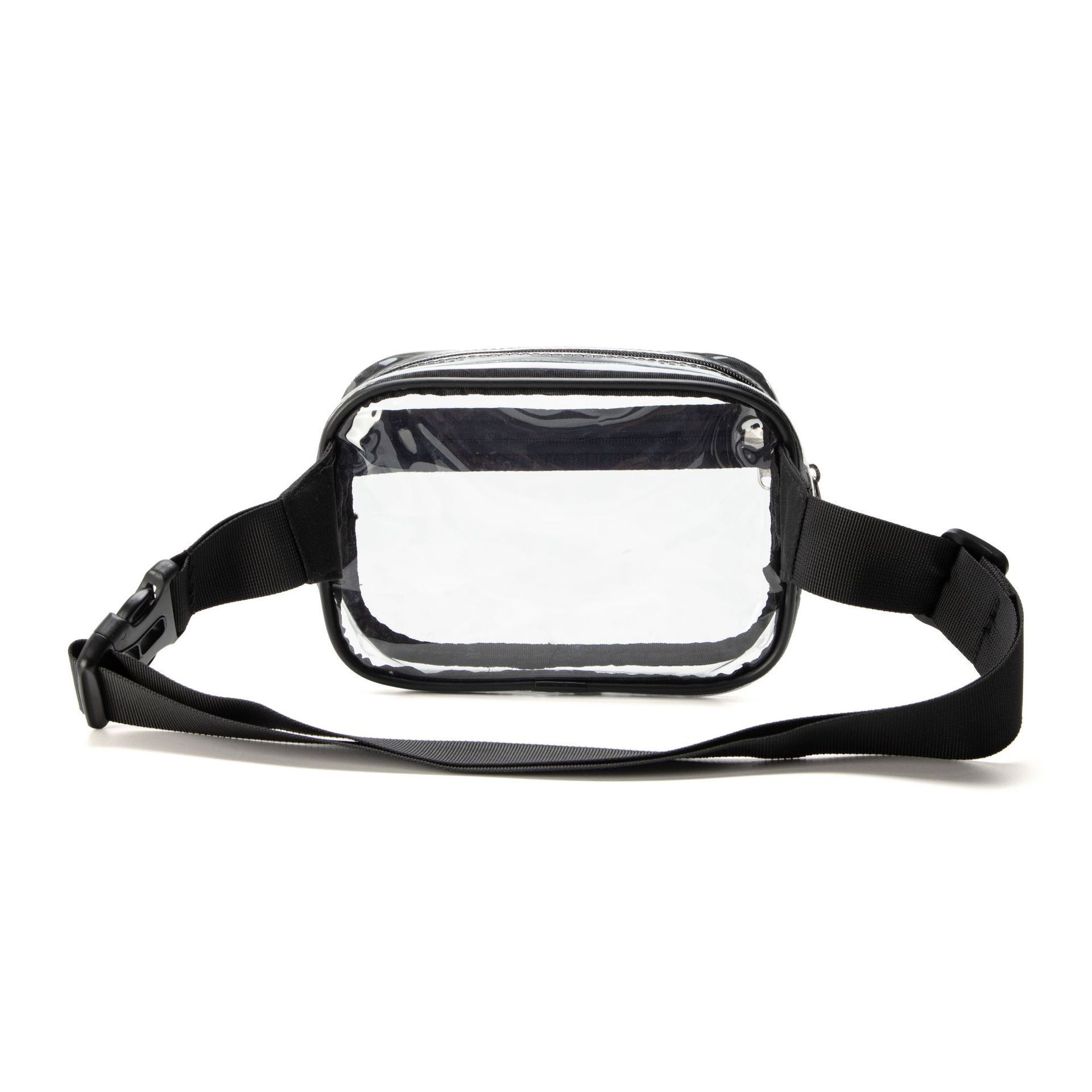 Transparent PVC Toiletry Bag, Waterproof, Portable, Large Capacity Crossbody Makeup Bag, Outdoor Sports Storage Bag, Waist Bag - White photo 6