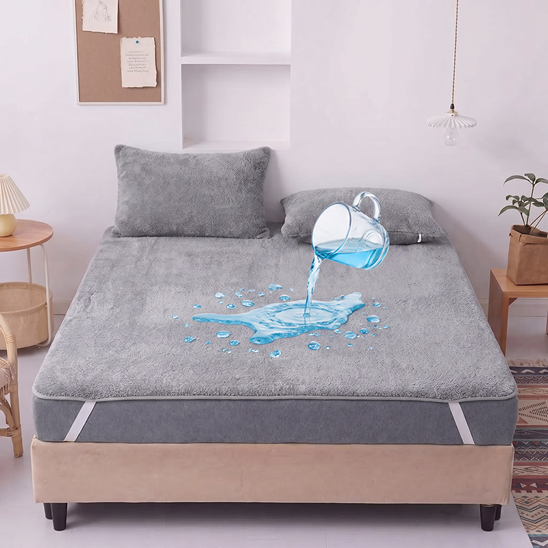 Waterproof Mattress Protector, Deep Pocket Fitted Sheet, Liquid Proof Bed Cover For Bedroom photo 2