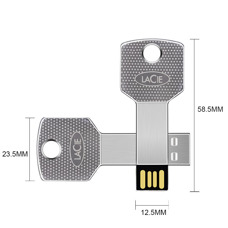 Ultra-thin Waterproof Conjoined Metal Key USB Drive photo 4