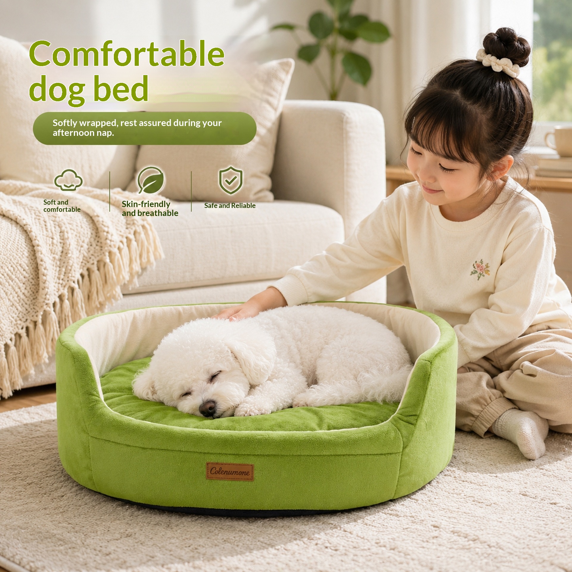 New Dog Nest Winter Warm Thickened With Velvet Four Seasons Universal Air-conditioning Room Pet Nest Pet Supplies photo 3