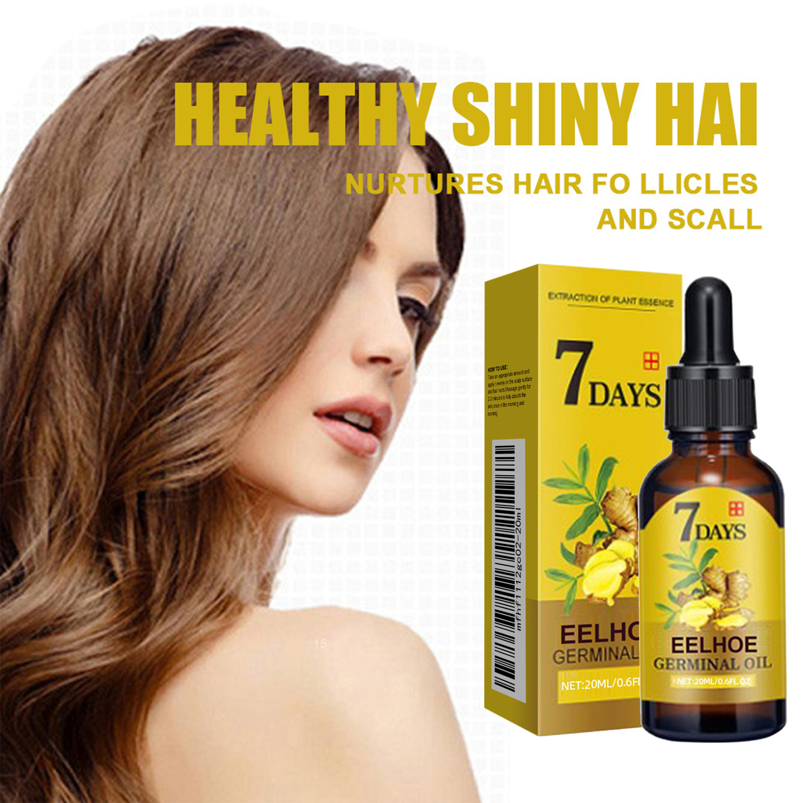 Ginger Hair Liquid 20ml 1box photo 4