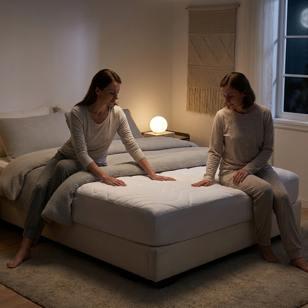 Premium Fitted Mattress Cover, Breathable Fitted Sheet, All Around Elastic Bed Protector For Home Use photo 6