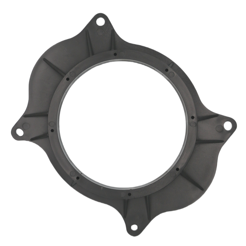 2pcs 6.5inch Black Door Speaker Adapter Spacer Rings Replacement For Levin With 2 Wire Harness Replacement photo 1