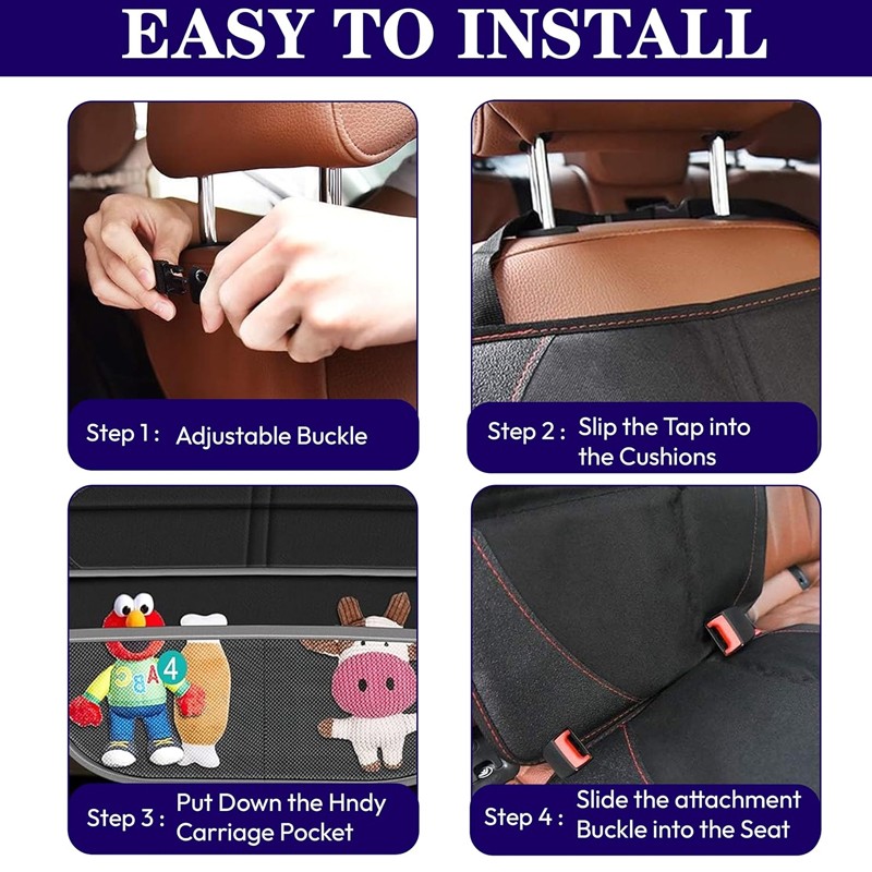 Car Seat Protectors For Child Car Seats Non-Slip Seats Protectors Universal photo 4