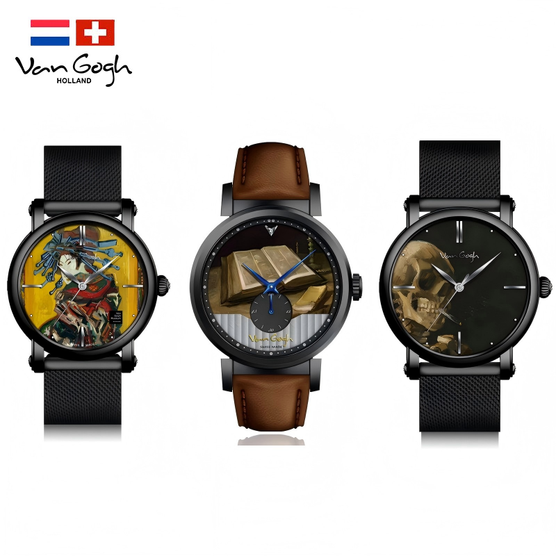 Van Gogh Men's Quartz Wrist Watch 3D Printed photo 1